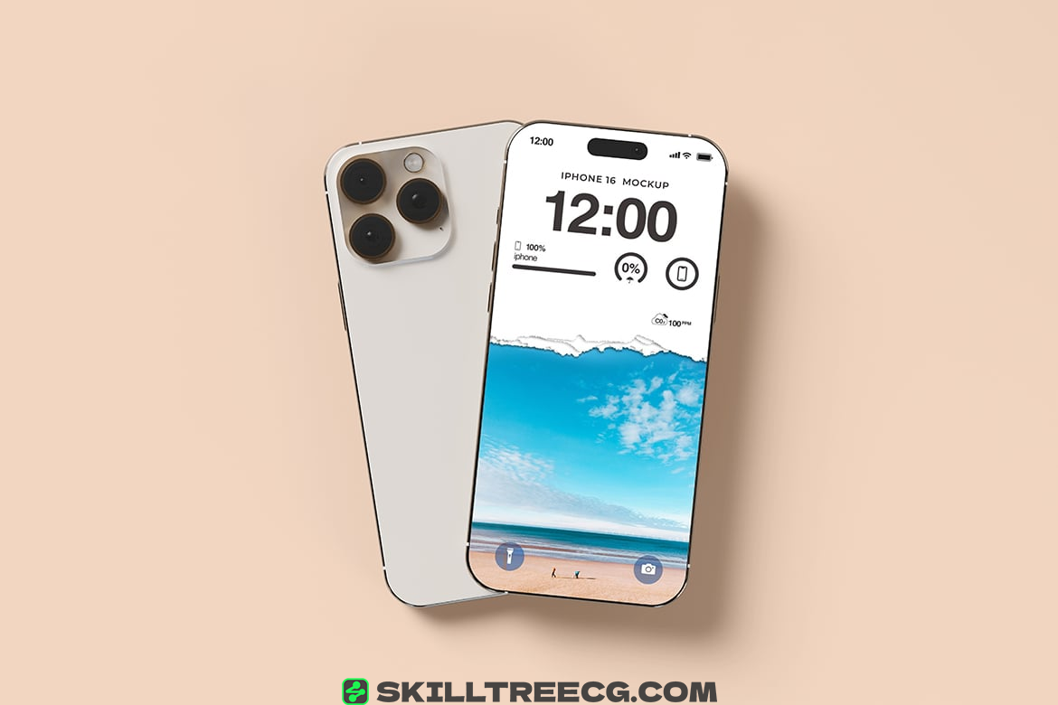 图片[4]-iphone 16 pro  Mockup（319438）-技能树